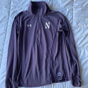 Northwestern Under Armour Women’s Heat Gear 3/4Zip